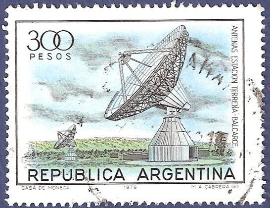 Estampilla Antena Balcarce 1979